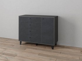 Комод «Катрин-13» (графит/гранит лофт) в Здвинске - zdvinsk.mebel-nsk.ru | фото
