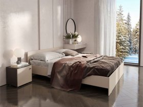 Кровать двухспальная 1,6м Гиза в Здвинске - zdvinsk.mebel-nsk.ru | фото
