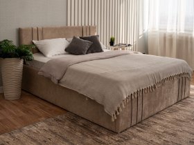 Кровать двуспальная 1,4м с подъем. мех. Леванте в Здвинске - zdvinsk.mebel-nsk.ru | фото