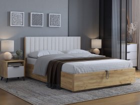 Кровать двуспальная 1,6м Юлия в Здвинске - zdvinsk.mebel-nsk.ru | фото