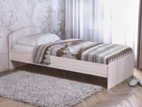 Кровать односпальная 80 с низкой спинкой (ясень шимо светлый) в Здвинске - zdvinsk.mebel-nsk.ru | фото