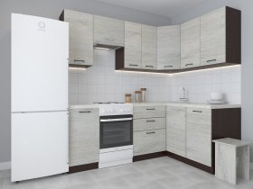 Модульная угловая кухня 1,4м*2,1м Лада (пикард) в Здвинске - zdvinsk.mebel-nsk.ru | фото