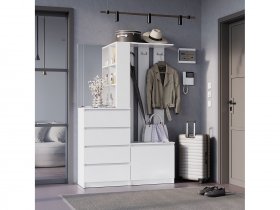 Прихожая Симпл ПР-04 (белый) в Здвинске - zdvinsk.mebel-nsk.ru | фото